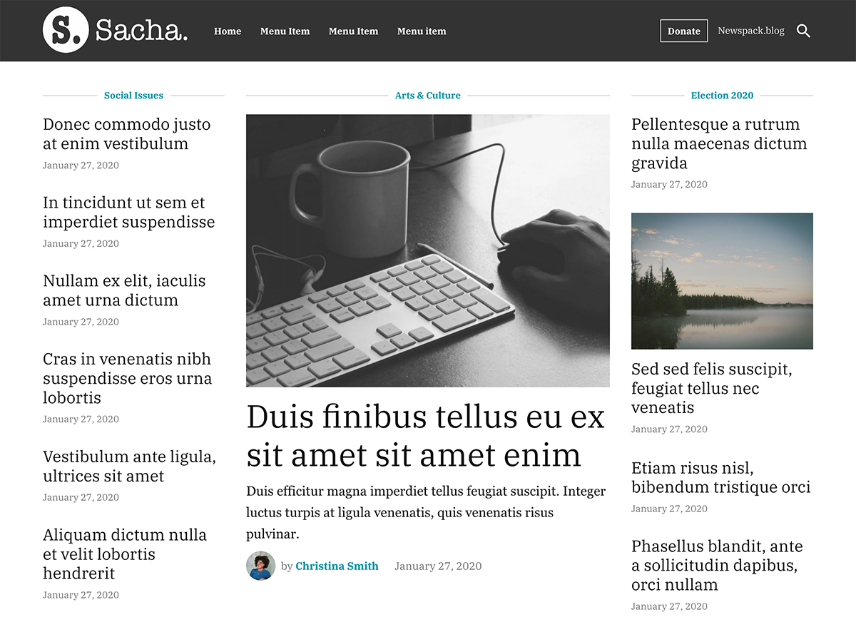 Newspack Sacha