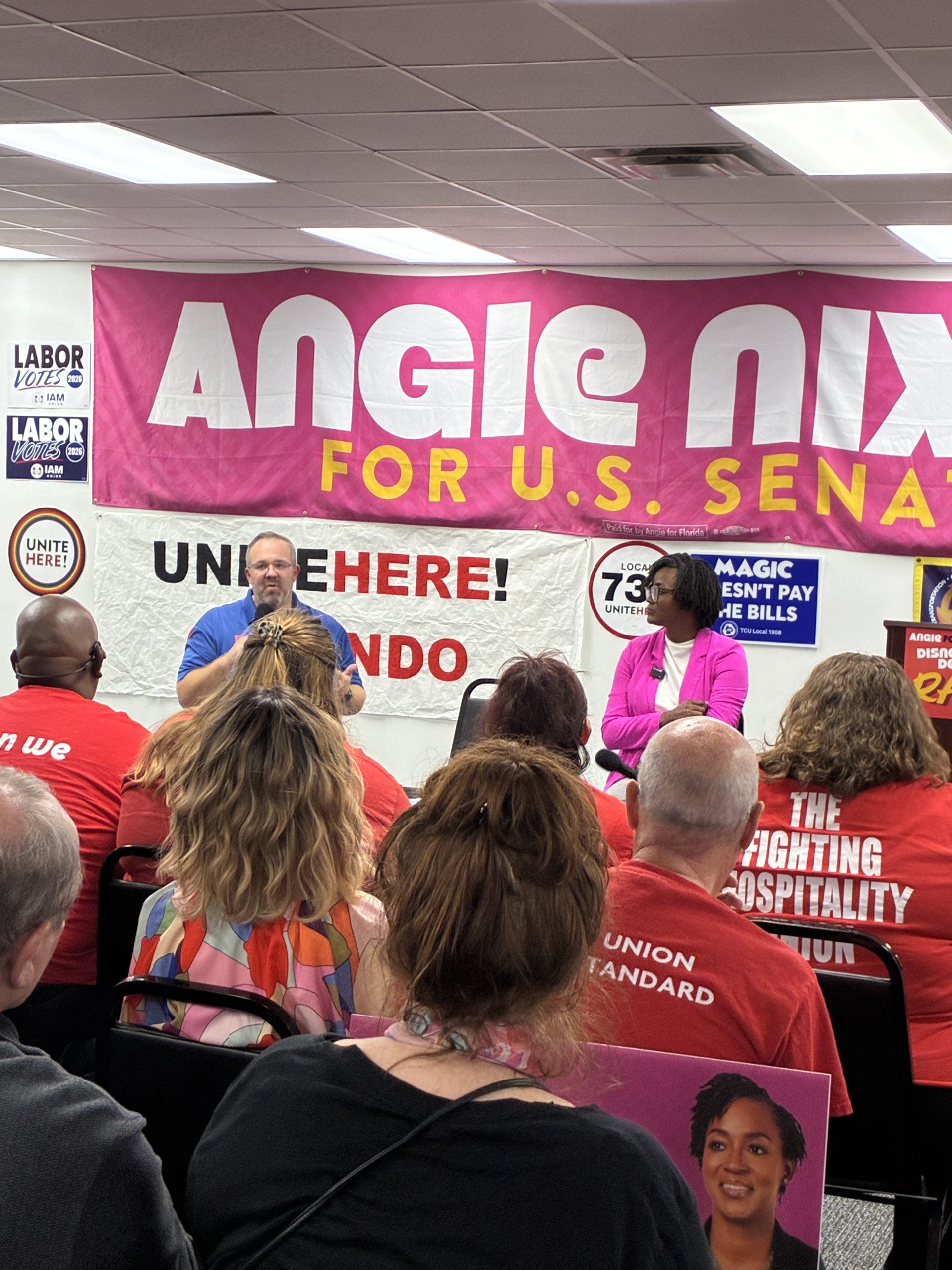 Angie Nixon holds town hall with Disney World workers